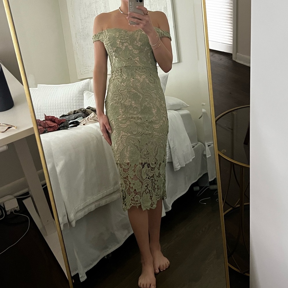 Missguided midi dress